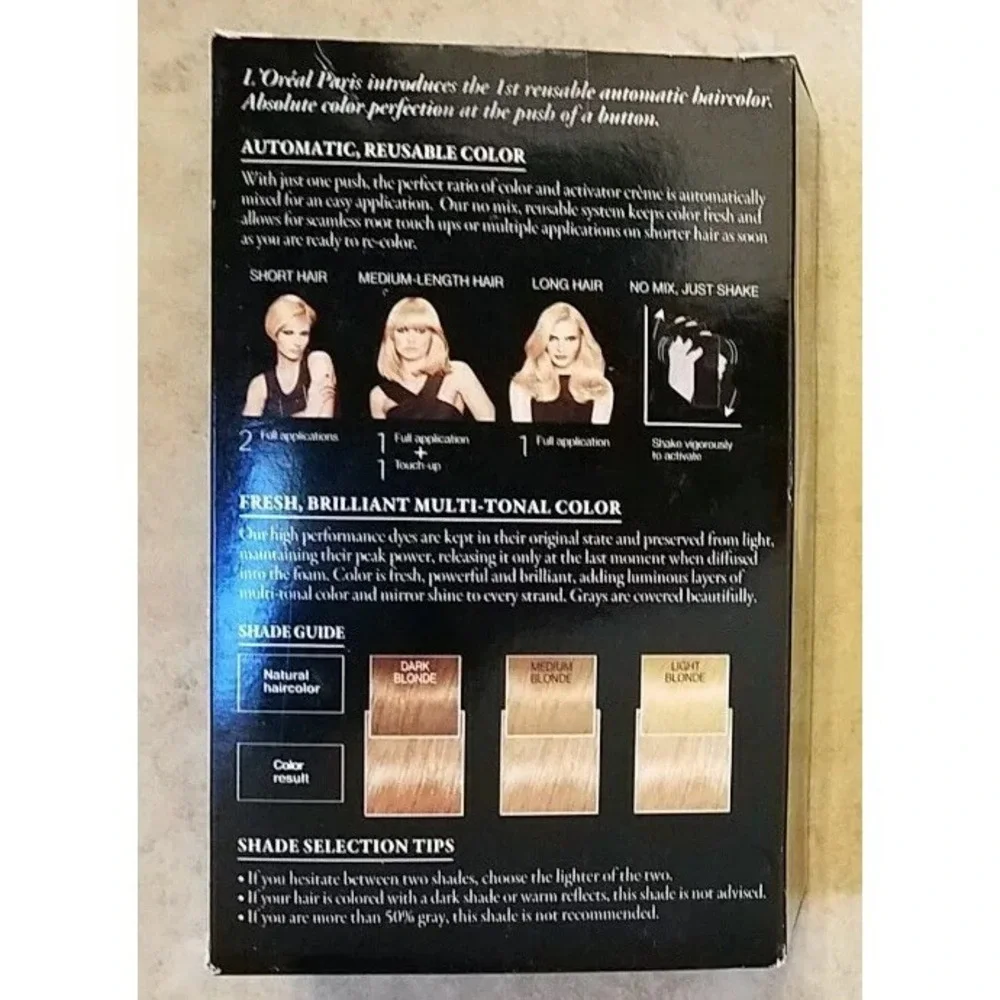 LOREAL Superior Preference Mousse Absolue #1021 LighestIcy Blonde Hair Color Dye